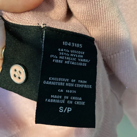 Nicole Miller women cardigan old pink size m - Picture 4 of 6